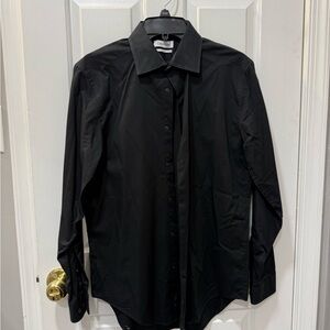 Calvin Klein Men's Classic Black Dress Shirt